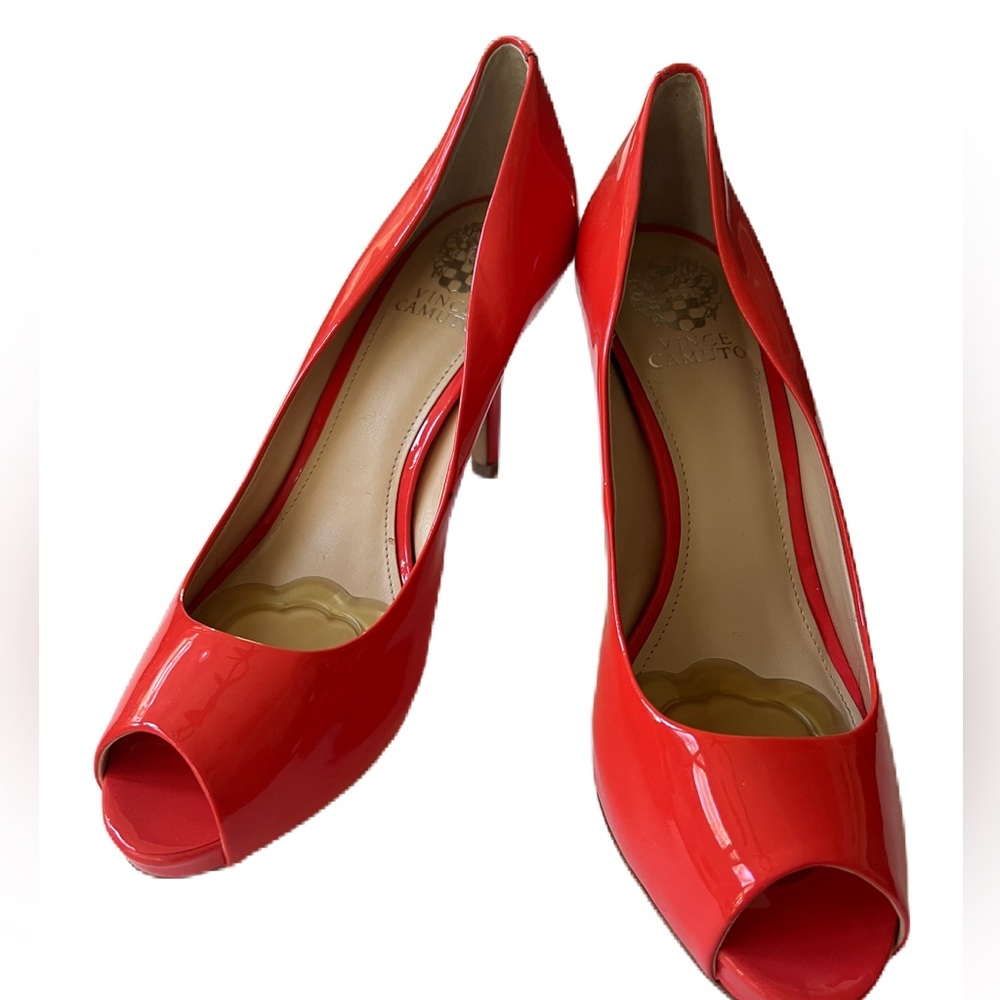 Vince Camuto Open Toe fuchsia pumps size 9.5